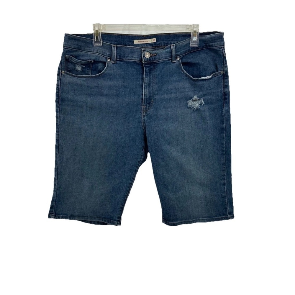 Levi’s Blue Bermuda Denim Shorts Women’s 33
